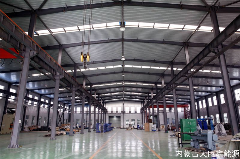 內蒙古天巨鑫車間一角